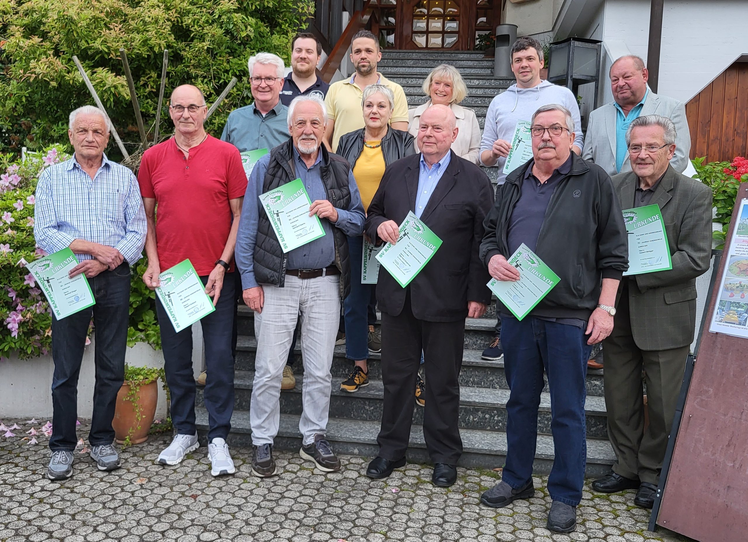 SV Kappelwindeck ehrt langjährige Mitglieder SV Kappelwindeck e.V.